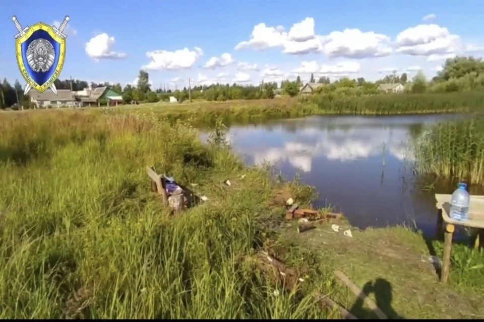 В водоеме около дома в Славгороде утонула 8-летняя девочка. Фото: скриншот с видео Следственного комитета