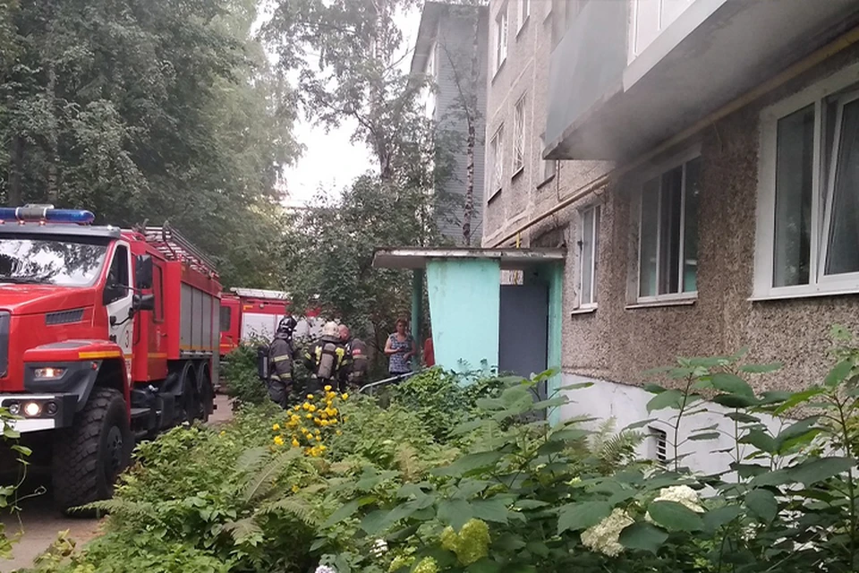 Жителей обеспокоили запах гари и сильный дым
