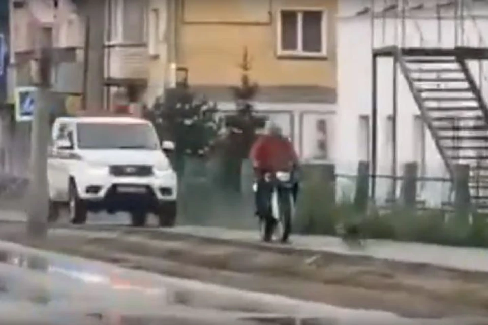 Мотоциклист в Тайшете нарушил ПДД и попытался скрыться от полиции
