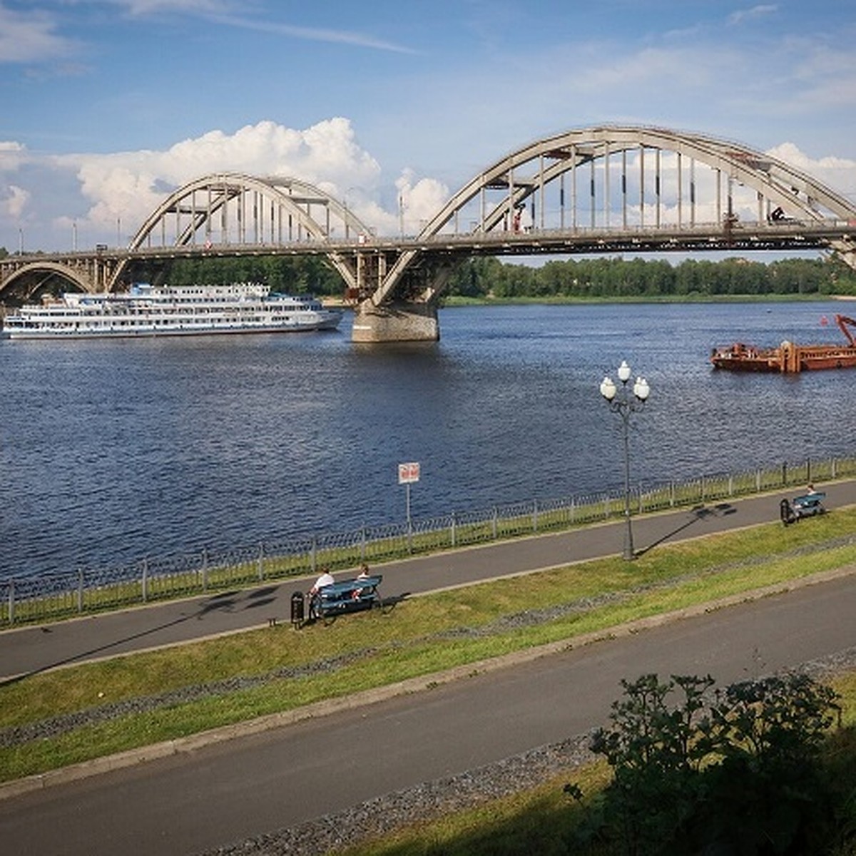 Волжский мост в Рыбинске закроют для проезда транспорта на семь ночей -  KP.RU