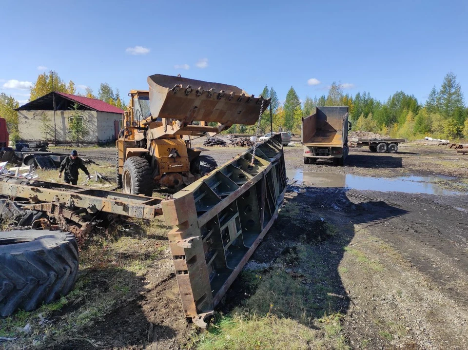 Установка моста на трассе "Оймякон". Фото: Управление автодорог Якутии