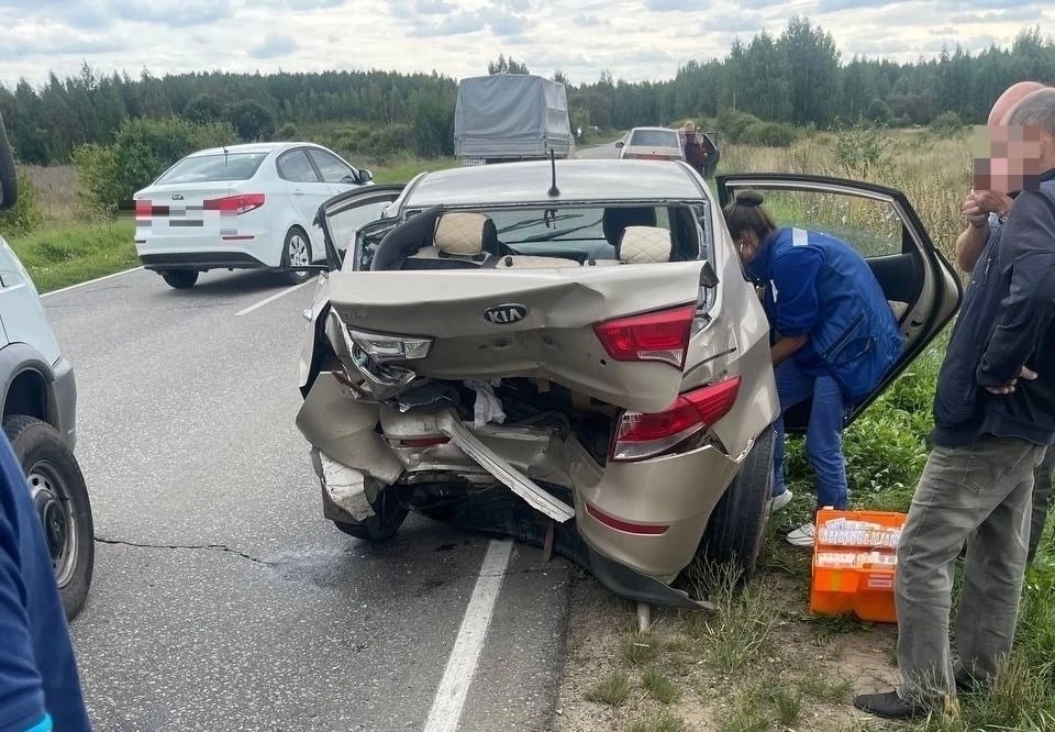 В ДТП на трассе в Кимовском районе пострадали четыре человека