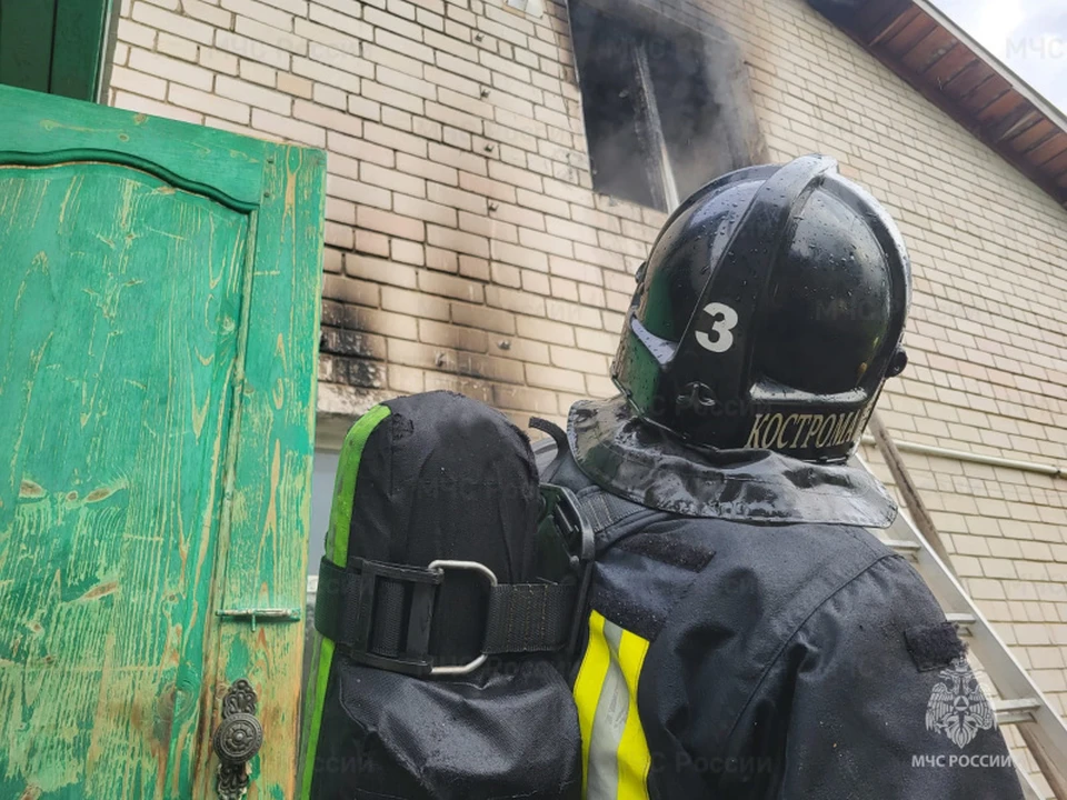 В Костромской области за неделю потушено 16 пожаров. Фото: пресс-служба ГУ МЧС России по Костромской области