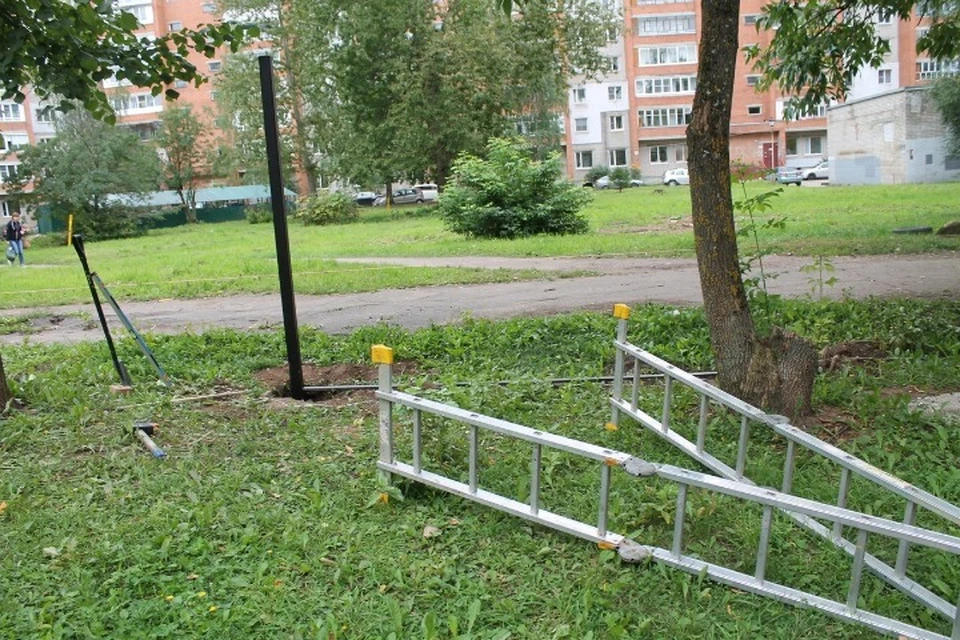 В Ярославле школа №58 может остаться без забора к началу учебного года. ФОТО: официальная группа детского омбудсмена Михаила Крупина