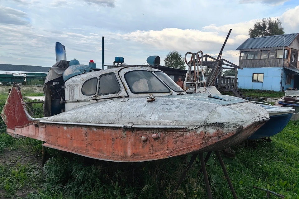 Аэроглиссер нашли на лодочной станции у Обского моря. Фото: Владимир Кириллов