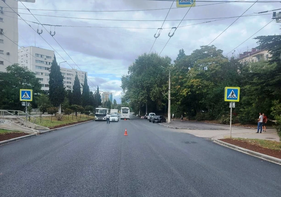 Место ДТП. Фото: 92.мвд.рф