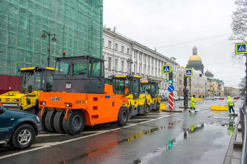 Движение частично закроют в шести районах Петербурга с 9 сентября.