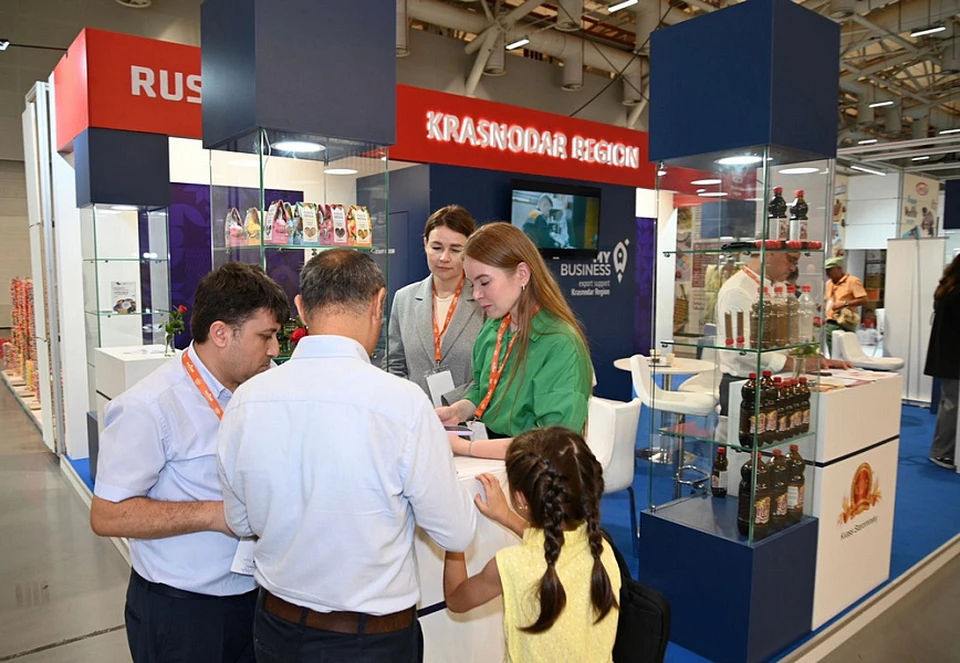 Кубанские компании участвуют в продовольственной выставке в Турции Фото: admkrai.krasnodar.ru