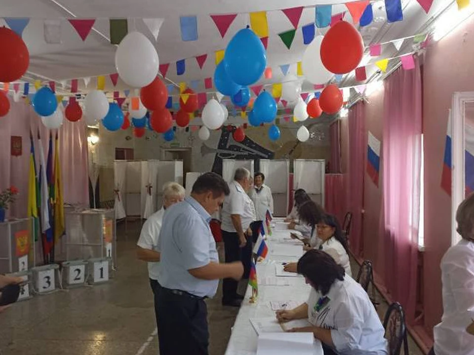 Избирательные участки были празднично украшены. Фото: t.me/izbirkomkuban