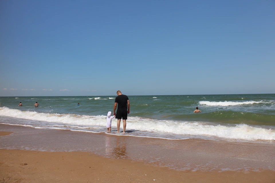 Вода в Азовском море остыла с 26 до 22 градусов.