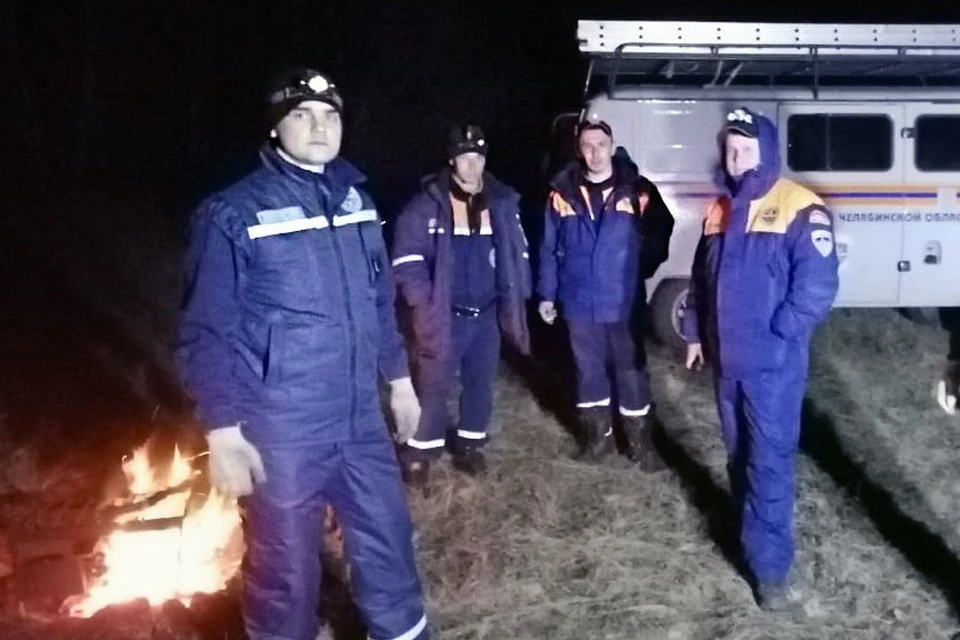 Женщин искали в кромешной темноте. Фото: поисково-спасательная служба Челябинской области