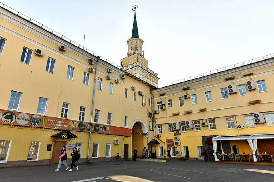 В здании бывших Вознесенских казарм Ярославля открыли смотровую площадку.