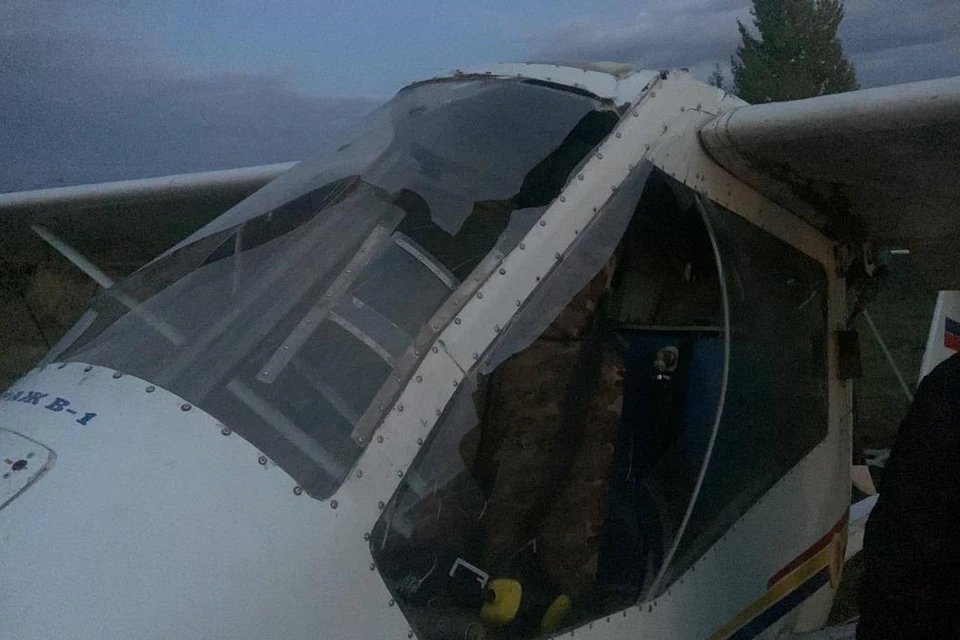 Самолет получил повреждения, пилот - травмы. Фото: ЗМСУТ СКР