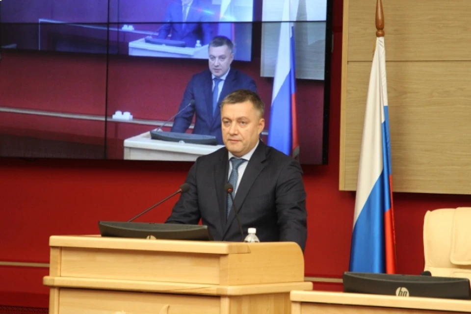 Губернатор Иркутской области Игорь Кобзев отказался от депутатского мандата