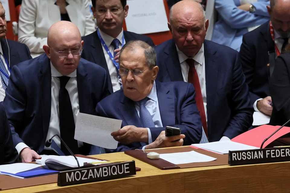 Mинистр иностранных дел России Сергей Лавров