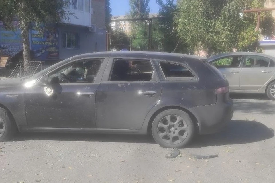 Последствия обстрела Токмака со стороны ВСУ. ФОТО: тг-канал ВГА Токмакского района
