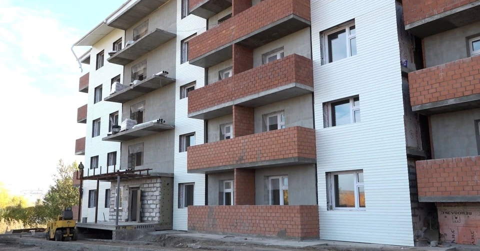 Дома на Котельной улице в Братске готовы на 80%. Фото: администрация Братска