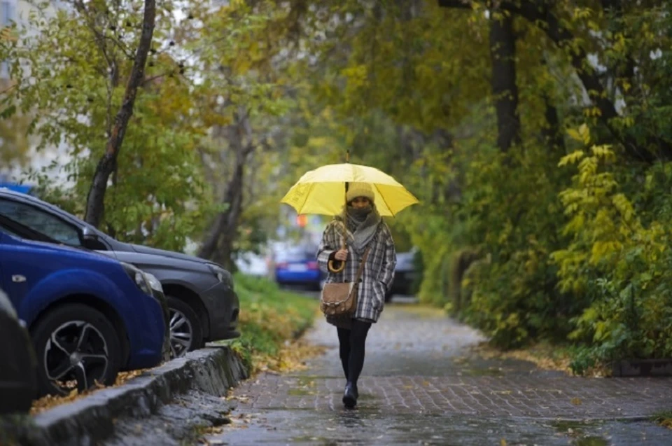 В Казани зарядил дождь.