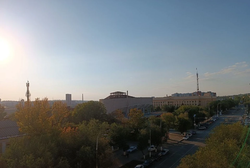 В Волгограде в конце сентября очень тепло.