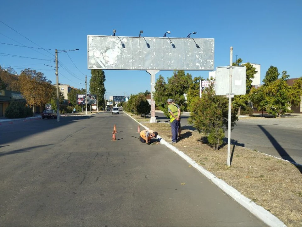 В Херсонской области активно ремонтируют дороги ФОТО: Администрация Новокаховского округа