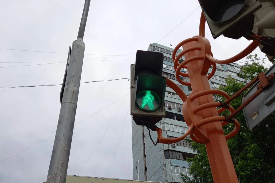 Новый пешеходный светофор в Кемерове начнет работу 1 октября.