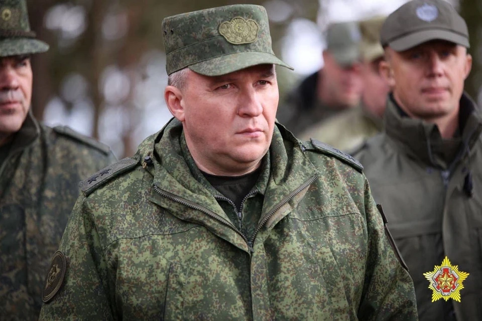 Хренин назвал основной задачей - не допустить развязывания войны на территории Беларуси. Фото: Минобороны.