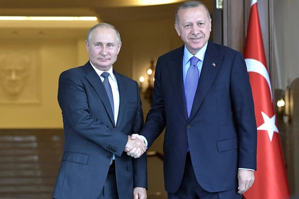 Путин и Эрдоган обсудили по телефону обстановку на Ближнем Востоке