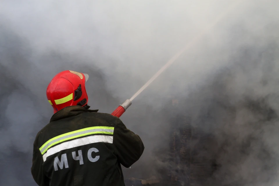 Площадь пожара составила 80 метров квадратных.
