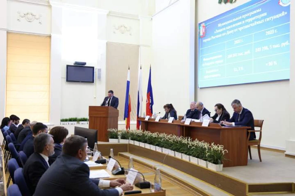 Депутаты рассмотрели вопрос о гражданской обороне. Фото: пресс-служба городской думы Ростова