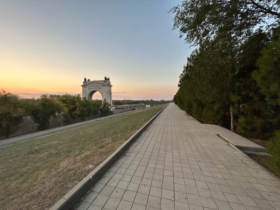 Так прогулочная часть парка выглядит сейчас