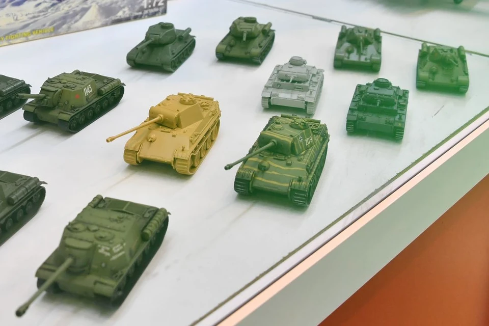 Житель Новосибирска выставил на продажу коллекцию игрушечных танков.