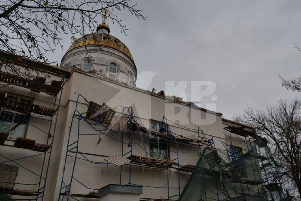 7 ноября в храме при ремонте обрушились строительные леса, пострадали люди