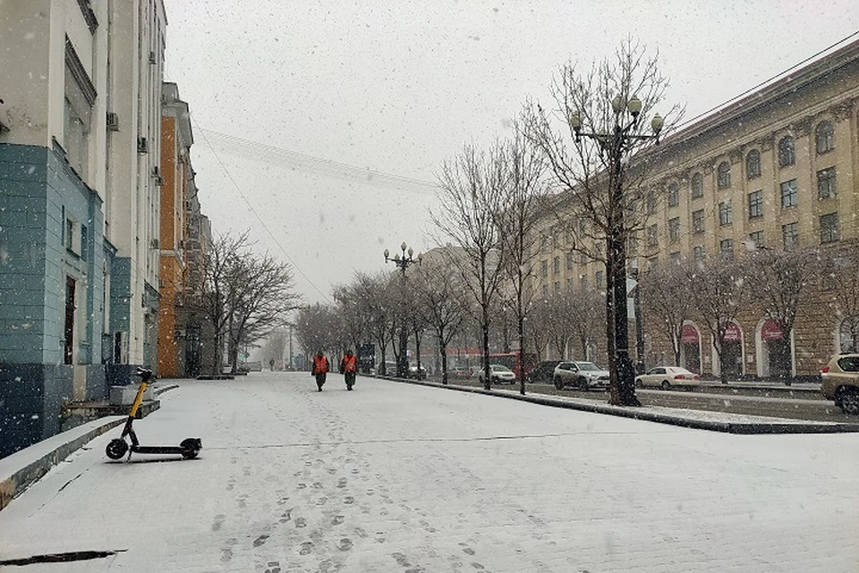 То метель, то мороз: новая рабочая неделя начнется в Хабаровске с похолодания