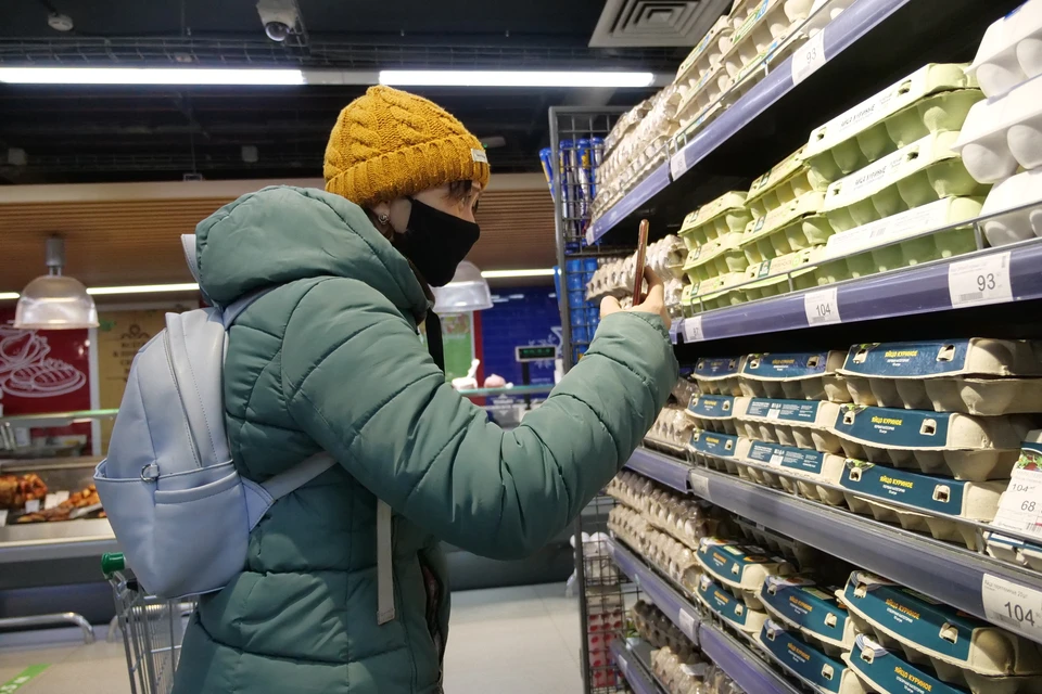 В Оренбурге стоимость десятка яиц по-прежнему составляет более 100 рублей