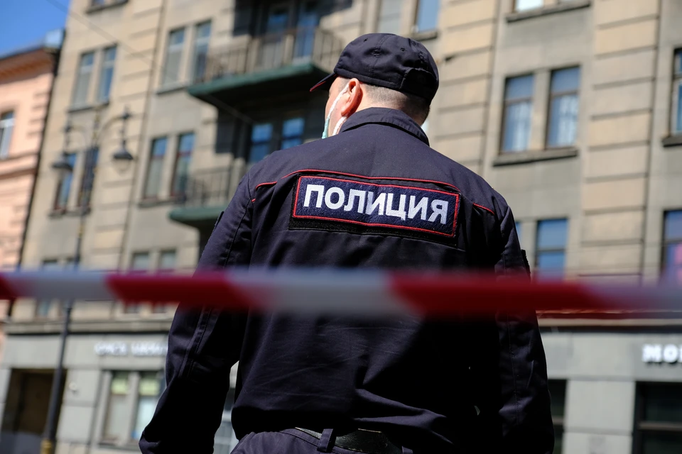 Участок на месте падения дерево огорожен