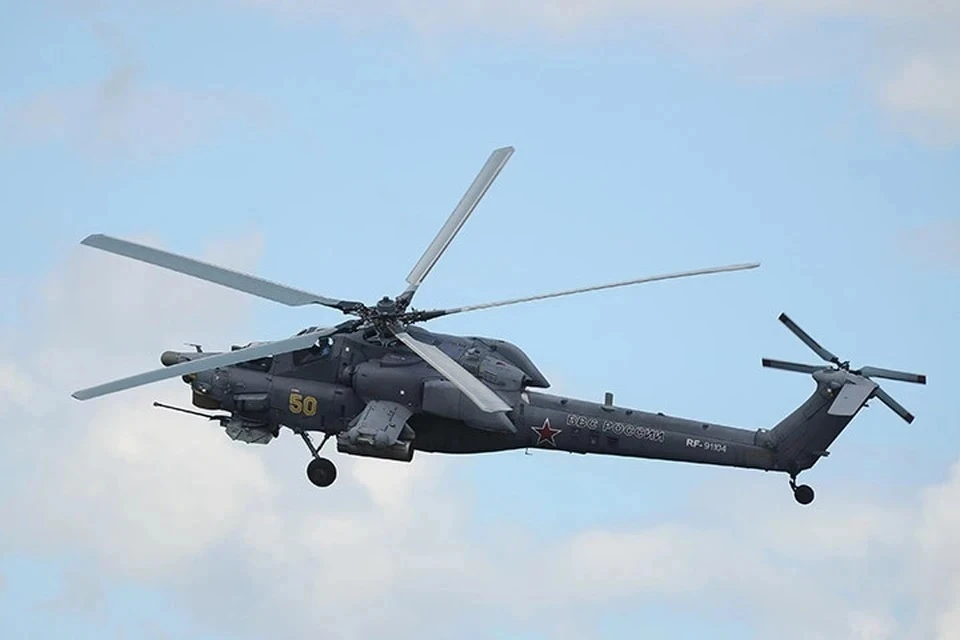 Вертолеты Ми-28Н нанесли удары по военной технике и объектам Вооруженных сил Украины Фото: Александр Рюмин/ТАСС