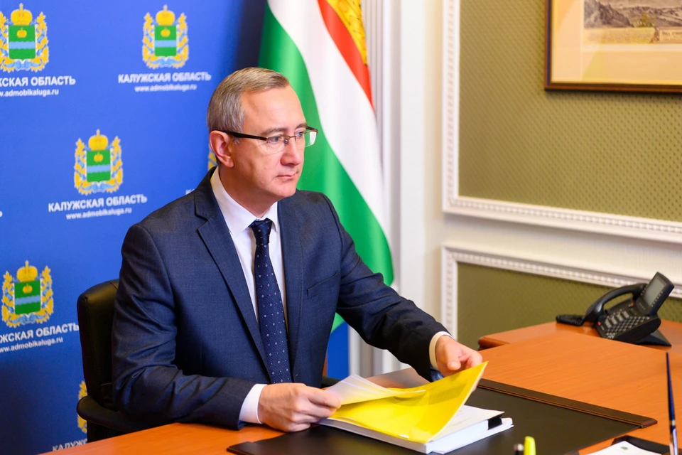 Губернатор Владислав Шапша провёл заседание регионального правительства, посвященное исполнению бюджета региона за 2023 год. Фото: пресс-служба Калужской области.
