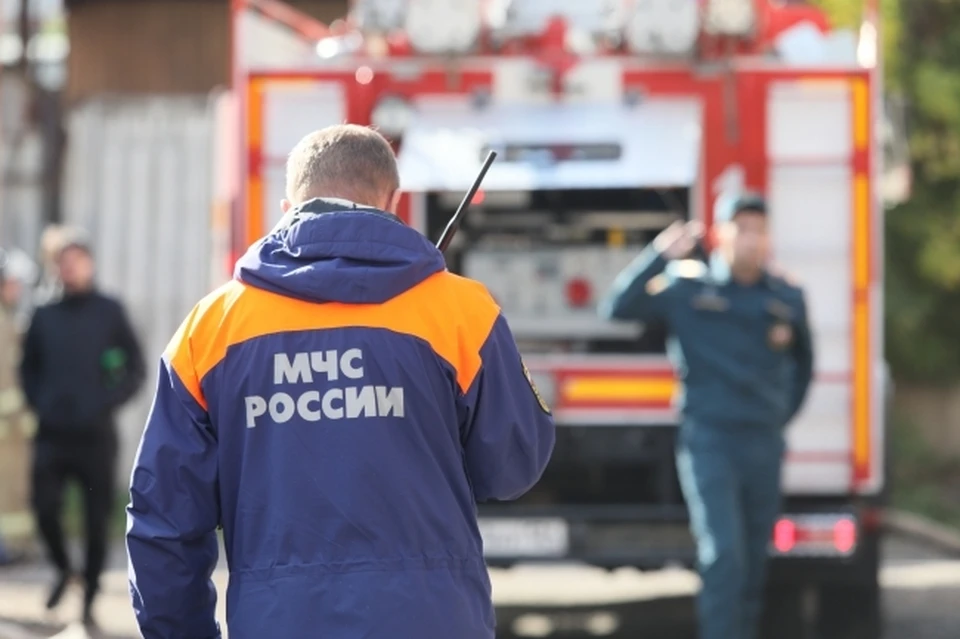 Причина пожара устанавливается