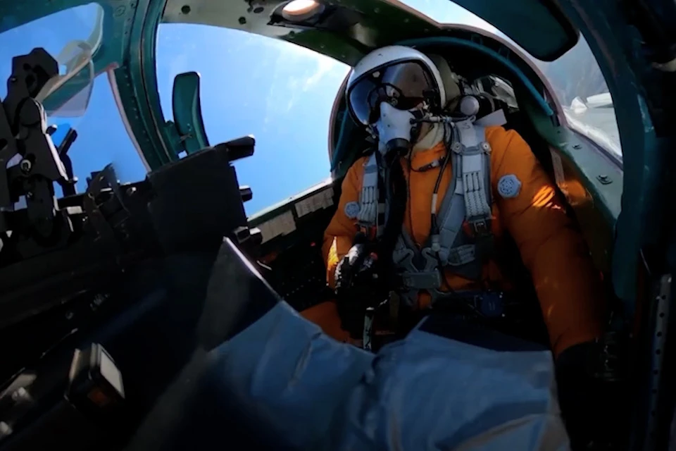 Экипажи самолетов МиГ-31 ведут разведку на Херсонском направлении Фото: скриншот видео Минобороны РФ