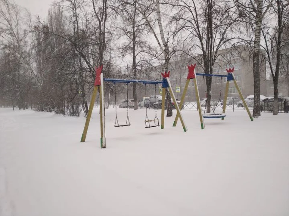В регионе стоит снежная погода