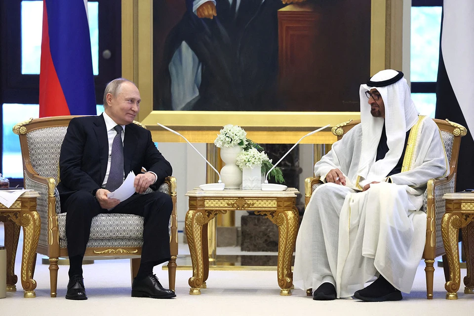 Аль Нахайян рассказал, что Эмираты – крупнейший торговый партнер России на Ближнем Востоке.