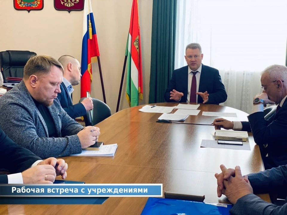 Рабочая встреча нового министра транспорта Калужской области Александра Шпиренко