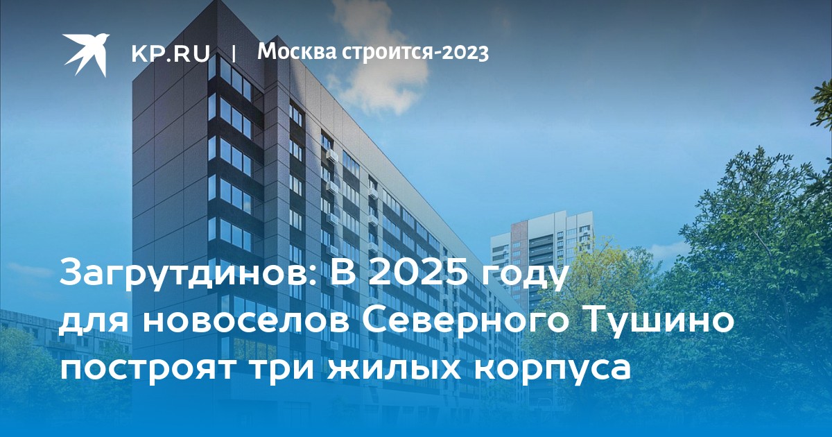 Загрутдинов: В 2025 году для новоселов Северного Тушино построят три