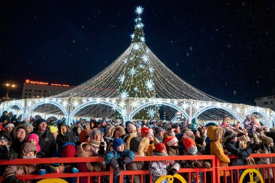 Мурманск готов к празднованию Нового года. Фото: правительство Мурманской области