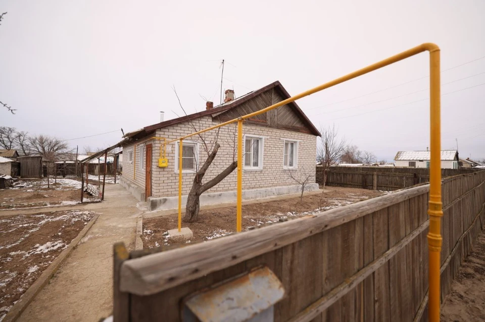 250 жителей Лугового получили газ. Фото: администрация Волгоградской области.