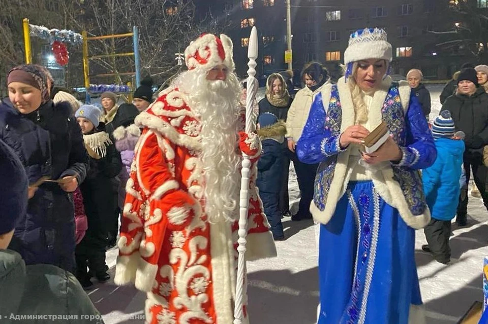 В Рязани начались праздники во дворах «Дед Мороз в гостях у ТОС»