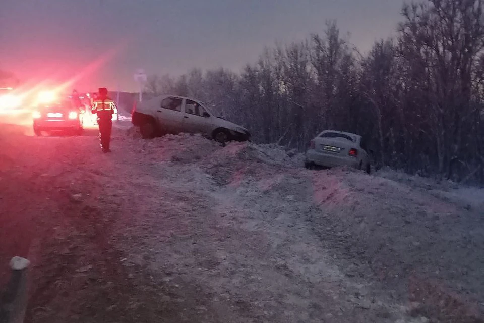 Пострадавшего пешехода доставили в больницу. Фото: ГИБДД по Мурманской области