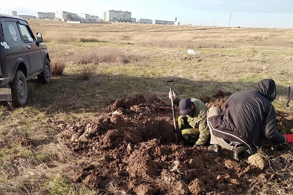 Останки бойцов обнаружили в Приморском. Фото: поисковый отряд Ак-Монай/Вконтакте