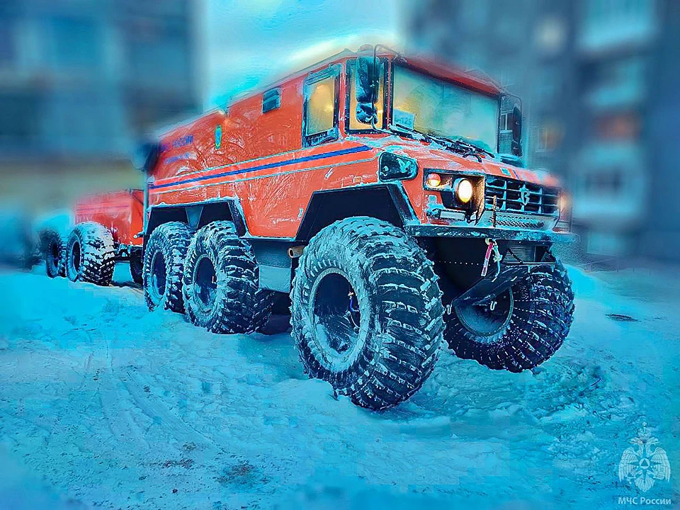 Мурманский арктический комплексный аварийно-спасательный центр МЧС России получил два новых снегоболотохода «Бурлак» отечественного производства. Фото: ГУ МЧС по Мурманской области