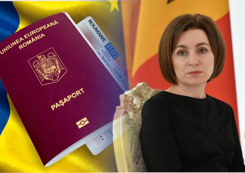 Президентка Молдовы Майя Санду - гражданка Румынии. Коллаж КП